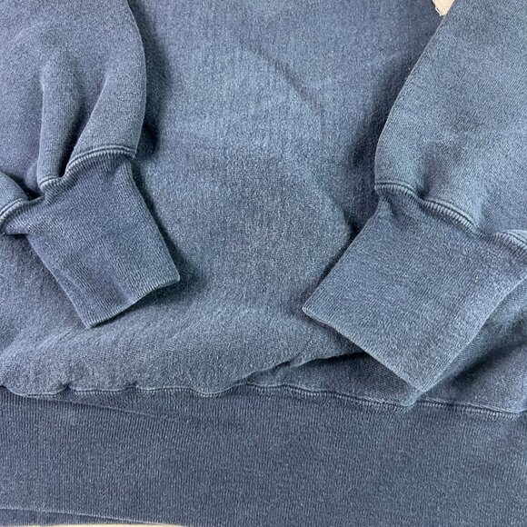 VTG Champion Reverse Weave Wisconsin Badger Sweatshirt Extra Large Blue Crewneck - Picture 4 of 14